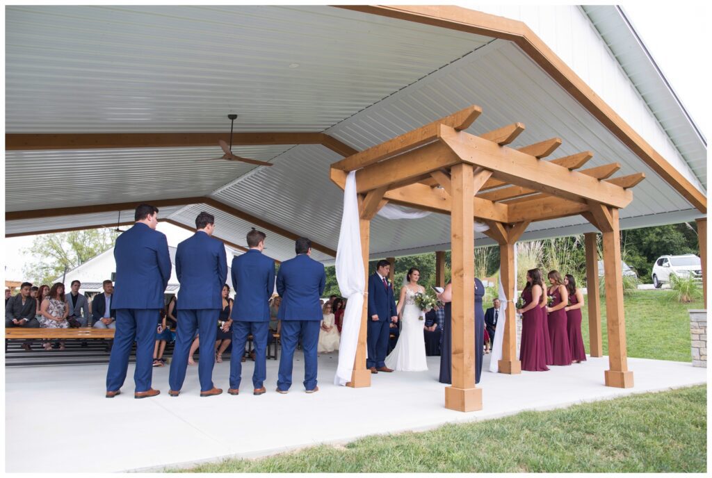 The Wilds Wedding Venue, Bloomington, Indiana, outdoor ceremony site
