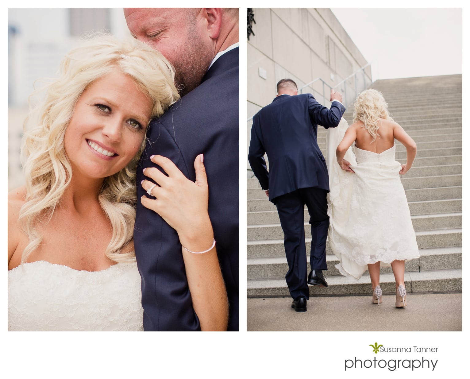 Indiana State Museum wedding photography, bride and groom portraits