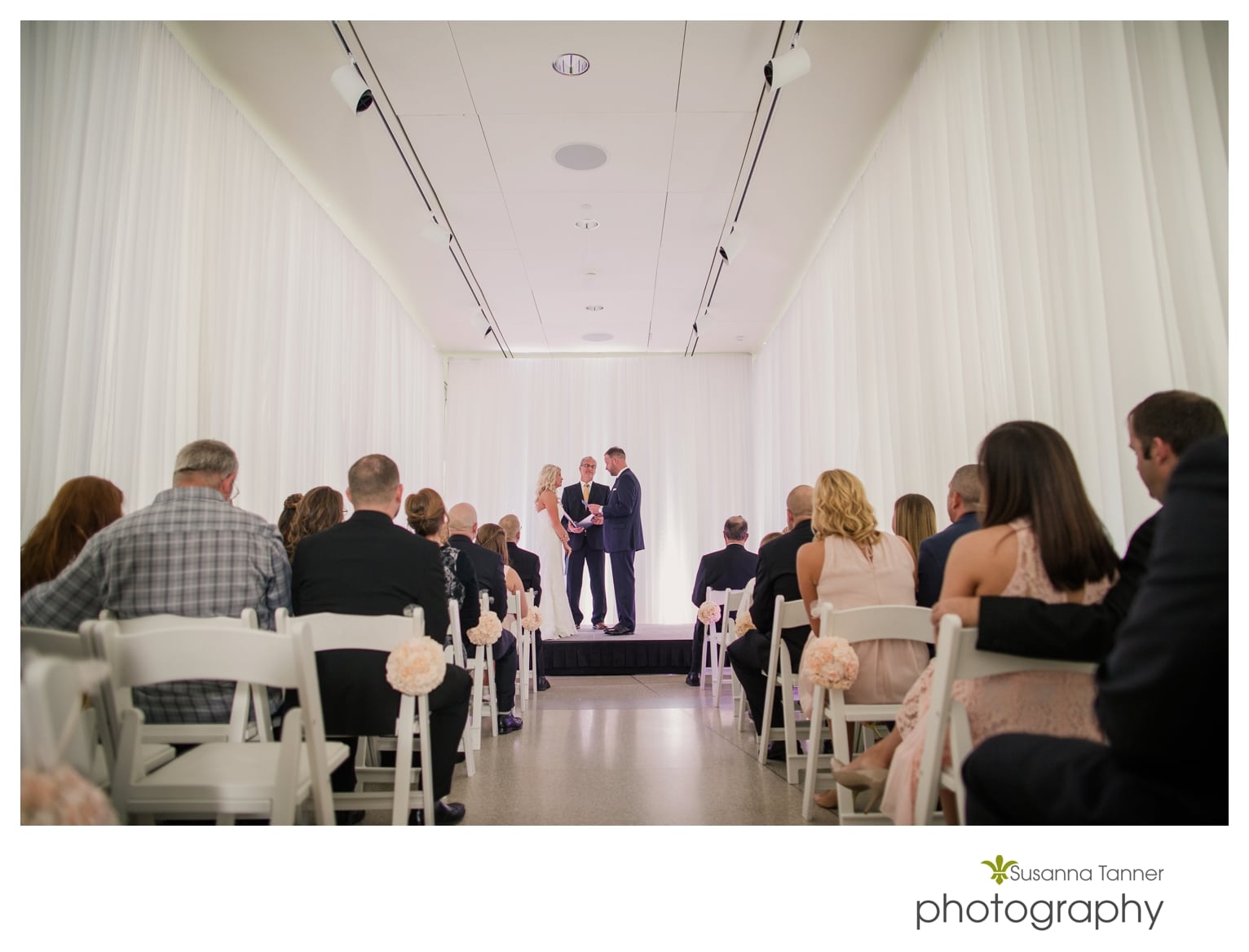 Indiana State Museum wedding photography, ceremony