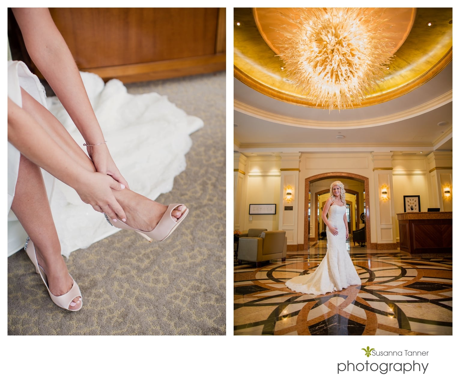 Indiana State Museum wedding photography, bridal portrait at the Conrad hotel