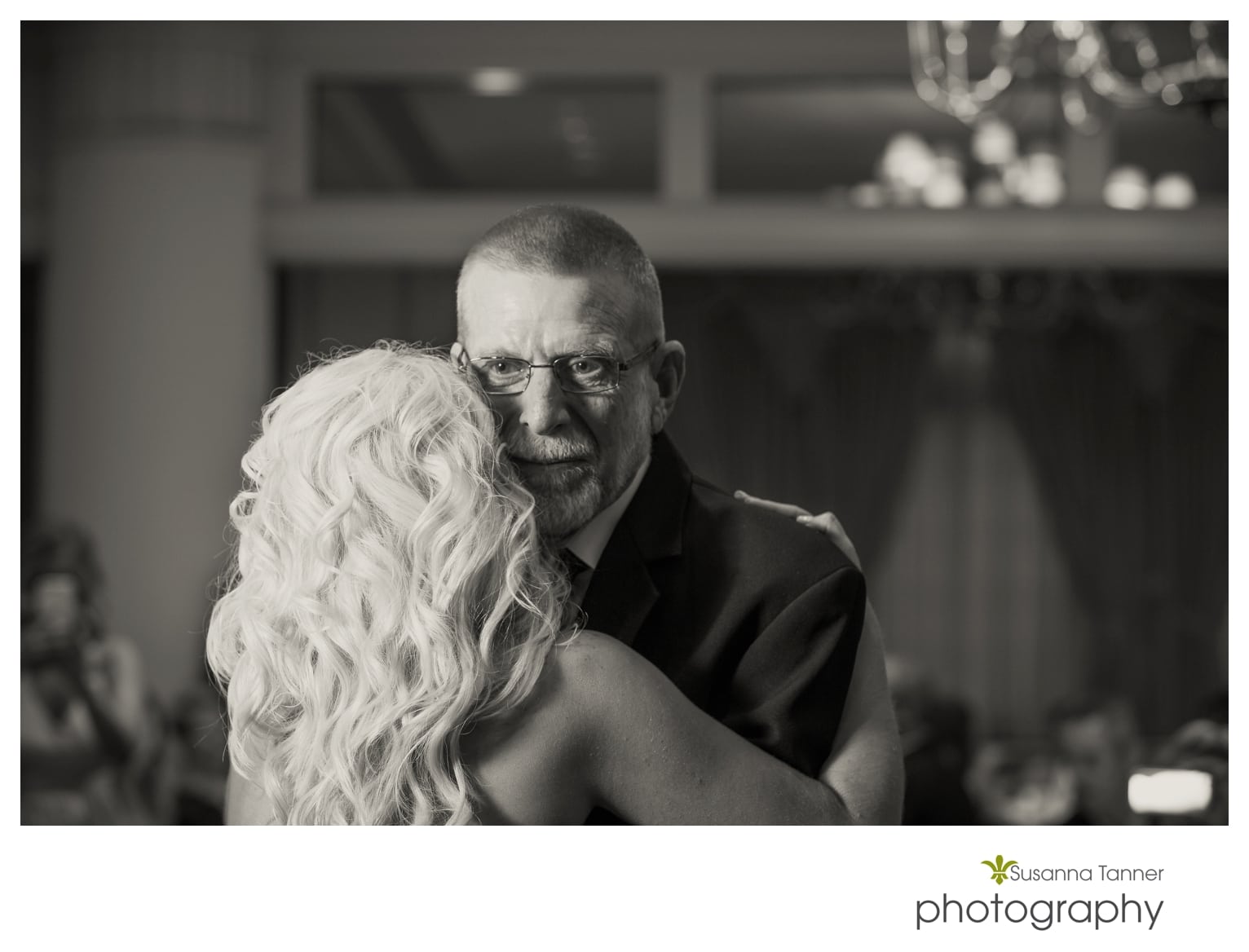 Father Daughter dance, bride dancing with father